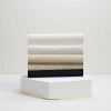 The multi-color cotton-linen blended fabric is stacked to display the cotton-linen ethnic fabric imitating cotton and linen Application Scenario